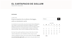 Desktop Screenshot of elcartapaciodegollum.com